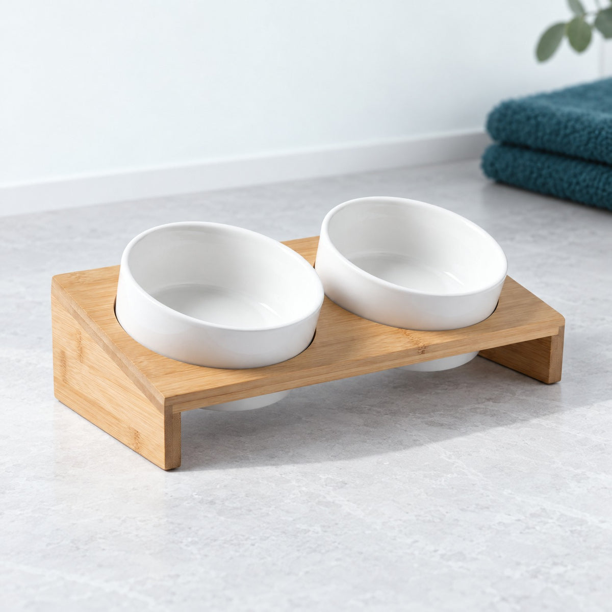 Raised Pet Bowl Set