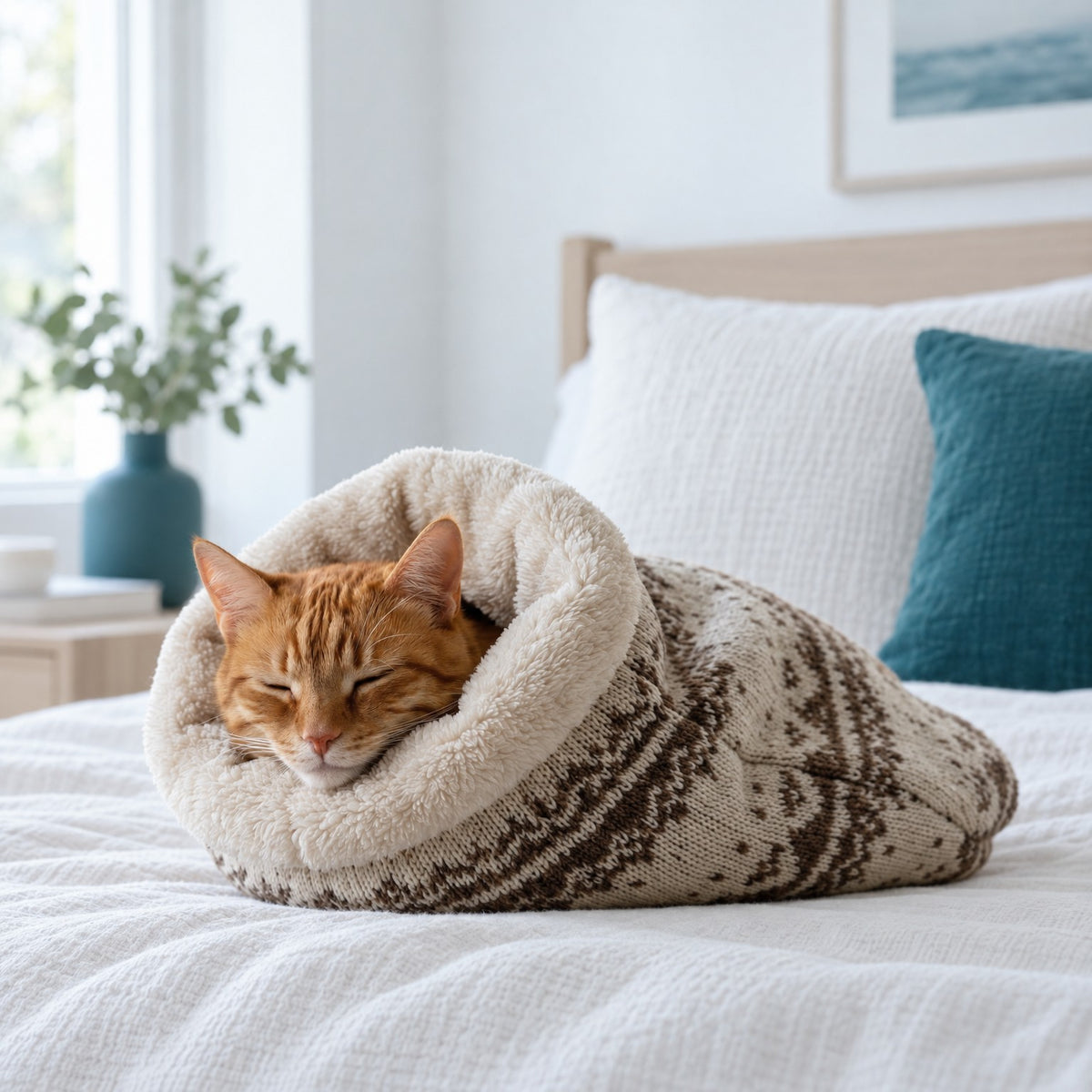 Self-Warming Cat Bed